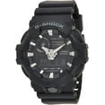 thumbnail image 1 of Women's G-Shock GA700-1B Black Rubber Quartz Sport Watch, 1 of 5