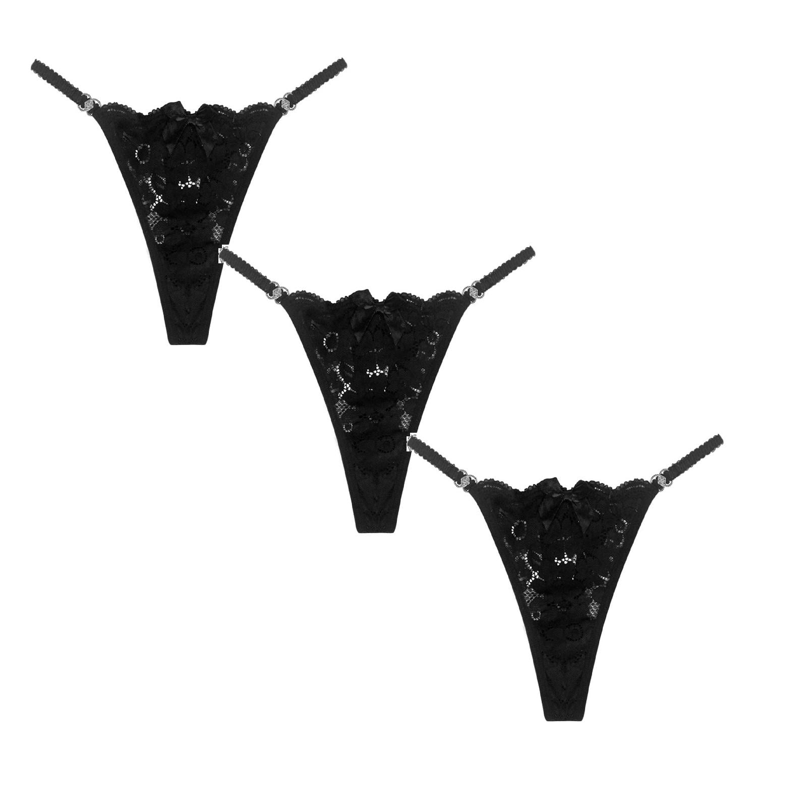 Women String Women's G String Underwear 3-Pack Low Rise Panties S - Walmart.com