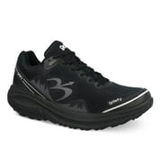 GRAVITY DEFYER Women's GDEFY Mighty Walk Athletic Orthopedic Walking Shoes BLACK TB9024FNB