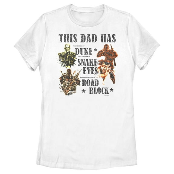 Women's GI Joe This Dad Has… Graphic Tee White 2X Large