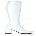 Ellie Shoes Women's Gogo Rain Boot, White, 8 M US