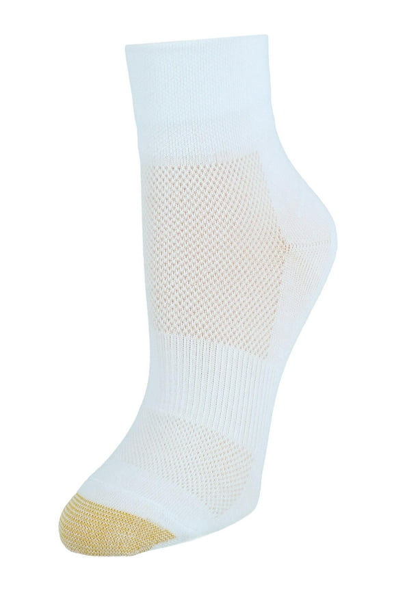 Women's GOLDTOE ® 3-pack CoolMax Quarter Socks Color: White Size: N/A