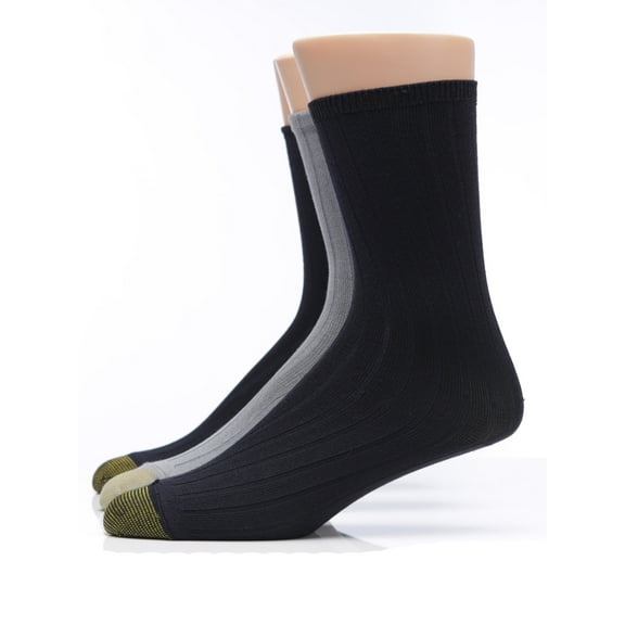 Women's GOLDTOE® 3-pack Ultrasoft Verona Crew Socks Color: Midnight Size: N/A