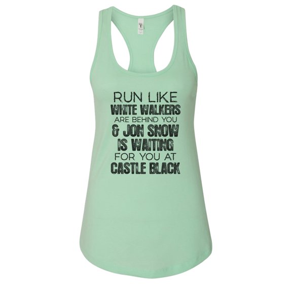 Women’s Game Of Thrones Next Level Racerback Graphic Tank Top USA Made RB Clothing Co Mint, Small