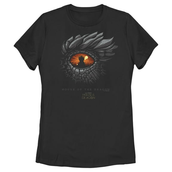 Women's Game of Thrones: House of the Dragon Eye of the Dragon  Graphic Tee Black Medium