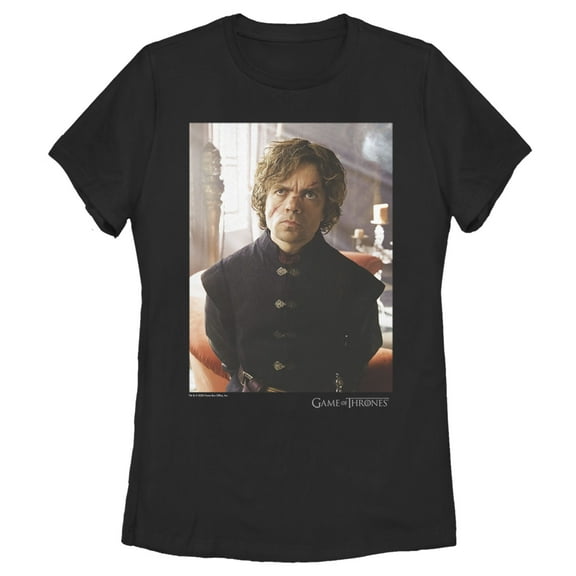 Women's Game of Thrones Tyrion Lannister Frame  Graphic Tee Black Medium
