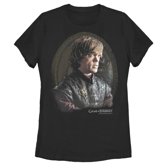 Women's Game of Thrones Tyrion Portrait  Graphic Tee Black X Large