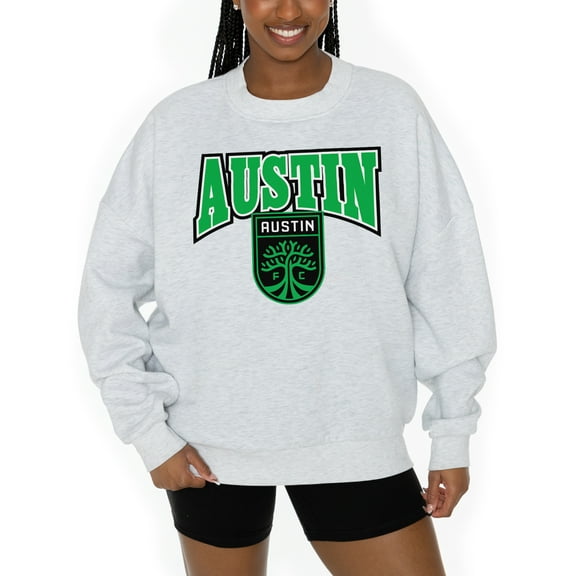 Women's Gameday Couture  Ash Austin FC Pitch Pride Pullover Sweatshirt