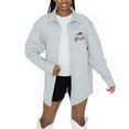 thumbnail image 1 of Women's Gameday Couture Ash Buffalo Bills Full-Button Long Sleeve Overshirt, 1 of 3