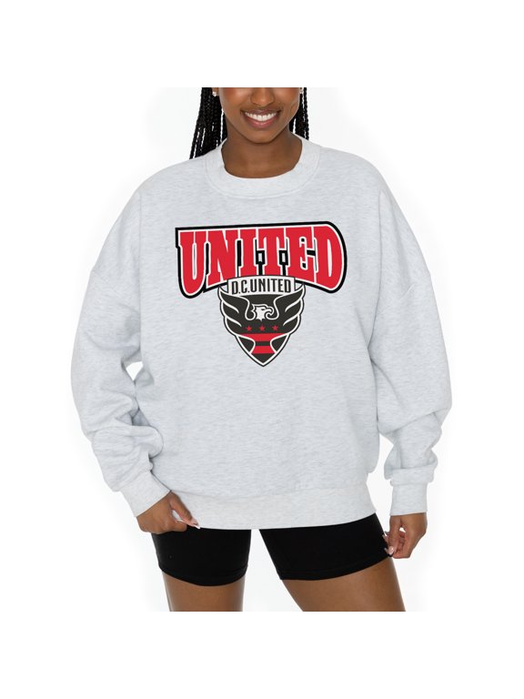 Women's Gameday Couture Ash D.C. United Pitch Pride Pullover Sweatshirt