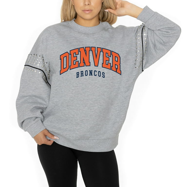 Women's Gameday Couture Ash Denver Broncos Rhinestone Drop