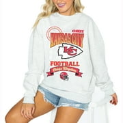Women's Gameday Couture Ash Kansas City Chiefs Run the Show Pullover Sweatshirt
