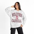 thumbnail image 1 of Women's Gameday Couture  Ash Stanford Cardinal Whiteout Premium Fleece Camo Sweatshirt, 1 of 5