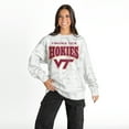 thumbnail image 1 of Women's Gameday Couture  Ash Virginia Tech Hokies Rally Ready Premium Fleece Camo Sweatshirt, 1 of 5
