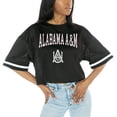 thumbnail image 1 of Women's Gameday Couture  Black Alabama A&M Bulldogs Game Face Fashion Jersey, 1 of 1