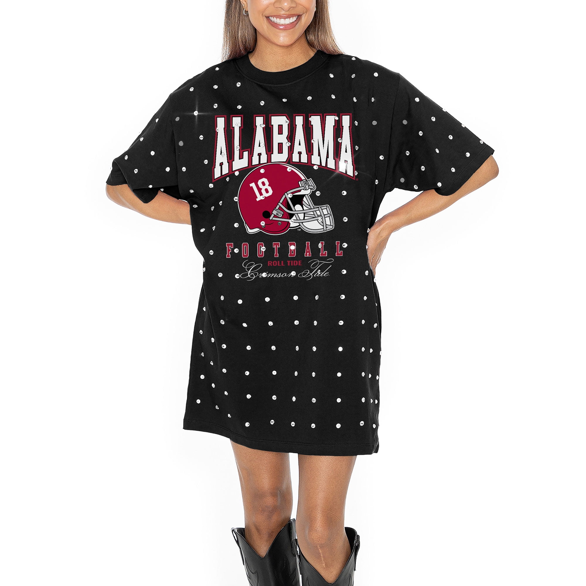 alabama t shirt dress Touch Alabama Tide Cascade T-Shirt Dress