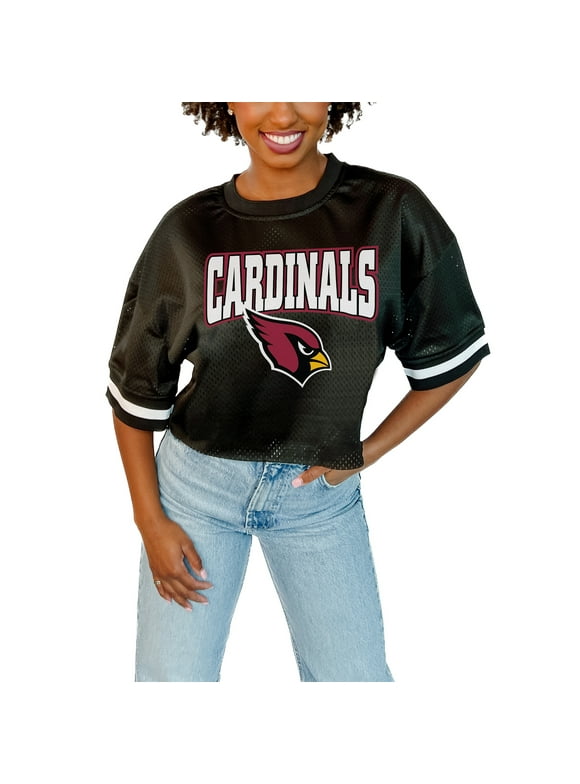 Women's Gameday Couture  Black Arizona Cardinals  Game Face Fashion Jersey