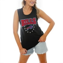 Women's Gameday Couture Black Buffalo Bills Baby You're A Star Racerback Scoop Neck Tapered Tank Top