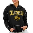 thumbnail image 1 of Women's Gameday Couture  Black Cal State L.A. Golden Eagles Studded Pullover Hoodie, 1 of 2