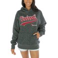 thumbnail image 1 of Women's Gameday Couture  Black Cincinnati Bearcats Fierce Force Leopard Print Pullover Hoodie, 1 of 1