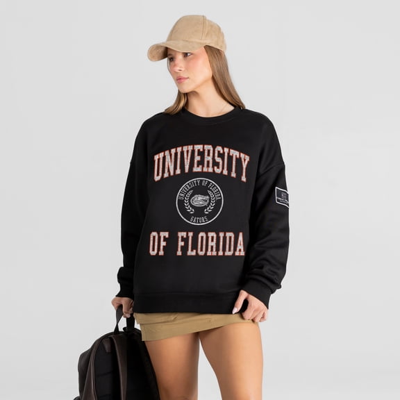 Women's Gameday Couture Black Florida Gators Fierce Flow Black Label Sweatshirt