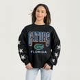 thumbnail image 1 of Women's Gameday Couture  Black Florida Gators Pure Victory Relaxed Rhinestone Pullover Sweatshirt, 1 of 4