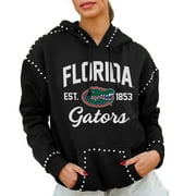 売れ筋商品|||ゲームデイ カットソー トップス レディース Women's Black Florida Gators Studded Pullover Hoodie Black Women's Gameday Couture Black Florida Gators Studded