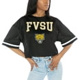 thumbnail image 1 of Women's Gameday Couture  Black Fort Valley State Wildcats Game Face Fashion Jersey, 1 of 1