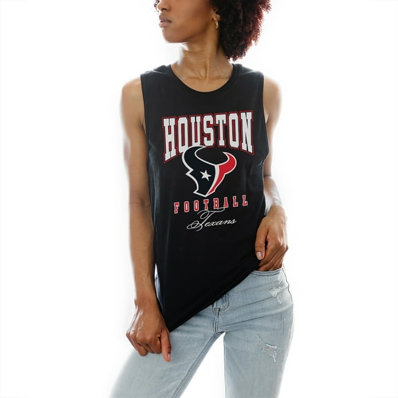 Women's Gameday Couture Black Houston Texans Preseason Opener Racerback Tank Top
