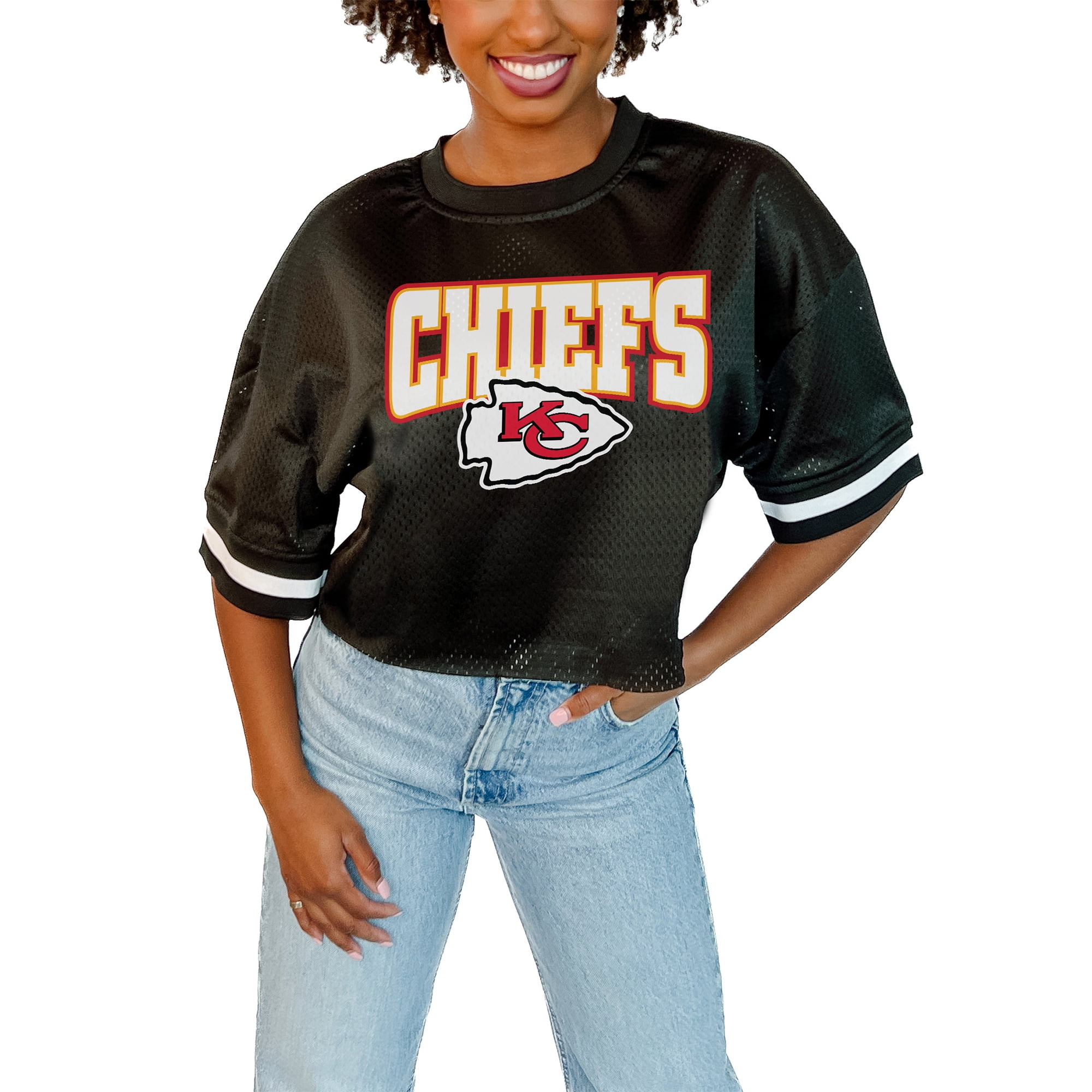 Women's Gameday Couture Black Kansas City Chiefs Game Face