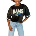 thumbnail image 1 of Women's Gameday Couture  Black Los Angeles Rams  Game Face Fashion Jersey, 1 of 5