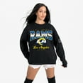 thumbnail image 1 of Women's Gameday Couture  Black Los Angeles Rams Powerhouse Play Premium Fleece Sweatshirt, 1 of 6