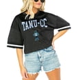 thumbnail image 1 of Women's Gameday Couture  Black Texas A&M Corpus Christi Islanders Game Face Fashion Jersey, 1 of 1
