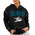 thumbnail image 1 of Women's Gameday Couture  Black Texas A&M Corpus Christi Islanders Studded Pullover Hoodie, 1 of 2