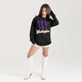 thumbnail image 1 of Women's Gameday Couture Black Washington Huskies Oversized Honor Roll Long Sleeve T-Shirt, 1 of 2