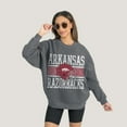 thumbnail image 1 of Women's Gameday Couture Charcoal Arkansas Razorbacks Premium Fleece Pullover Sweatshirt, 1 of 4