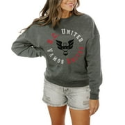 Women's Gameday Couture  Charcoal D.C. United Fleece Pullover Sweatshirt