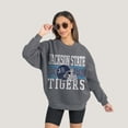 thumbnail image 1 of Women's Gameday Couture Charcoal Jackson State Tigers Premium Fleece Pullover Sweatshirt, 1 of 4