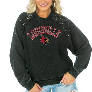 Women's Gameday Couture White Louisville Cardinals Now or Never Oversized T- Shirt