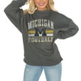 Women's Gameday Couture Charcoal Michigan Wolverines Drop Shoulder