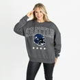 thumbnail image 1 of Women's Gameday Couture Charcoal Seattle Seahawks Oversized Rising Stars Premium Fleece Drop Shoulder Sweatshirt, 1 of 5
