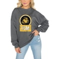 thumbnail image 1 of Women's Gameday Couture Southern Miss Golden Eagles Charcoal Oversized Drop Shoulder Fleece Drop Pullover Sweatshirt, 1 of 1