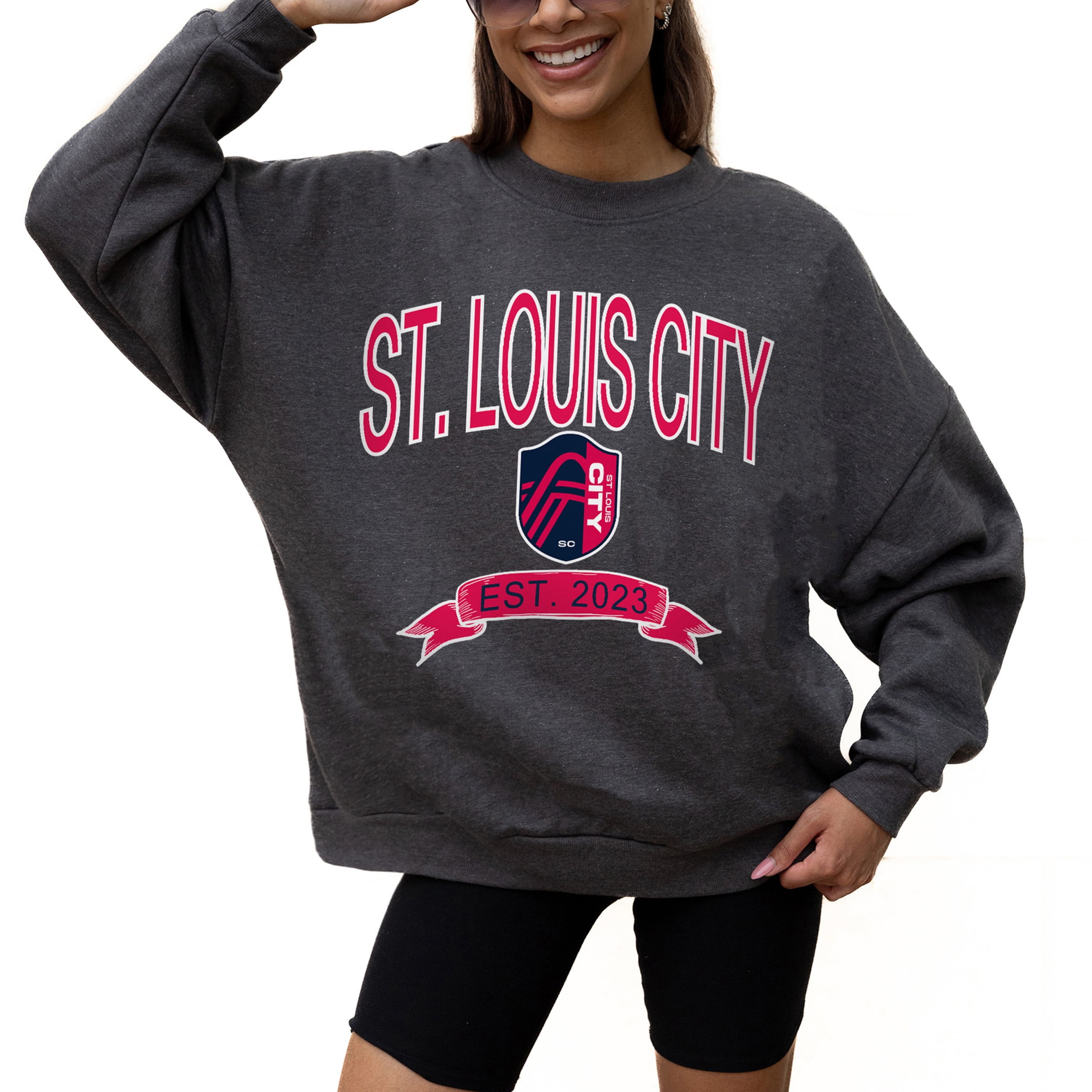 Women's Gameday Couture Charcoal Inter Miami CF Seal The