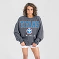 thumbnail image 1 of Women's Gameday Couture Charcoal Tennessee Titans Bring Your Energy Premium Drop Shoulder Fleece Sweatshirt, 1 of 3