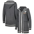 thumbnail image 1 of Women's Gameday Couture Charcoal Tennessee Volunteers One More Round Tri-Blend Striped Hooded Cardigan Sweater, 1 of 4
