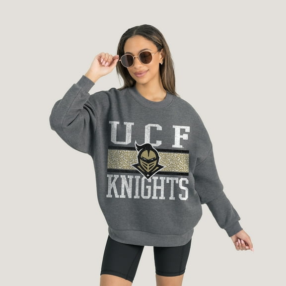 Women's Gameday Couture Charcoal UCF Knights Premium Fleece Pullover Sweatshirt