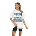 thumbnail image 1 of Women-s Gameday Couture  Cream Florida Gators 2025 NCAA Men's Basketball National Champions Oversized T-Shirt, 1 of 3
