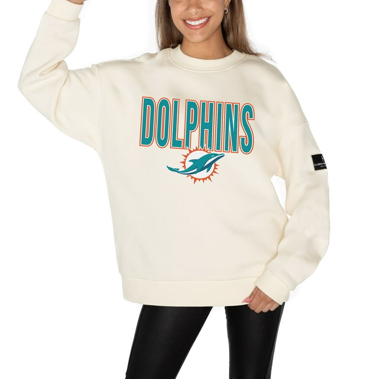 Women's Gameday Couture Cream Miami Dolphins Premium Fleece