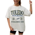 thumbnail image 1 of Women's Gameday Couture Cream Toledo Rockets Unity Oversized T-Shirt, 1 of 3
