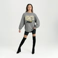 thumbnail image 1 of Women's Gameday Couture Gray Alabama State Hornets Oversized Pure Motion Corded Sweatshirt, 1 of 4